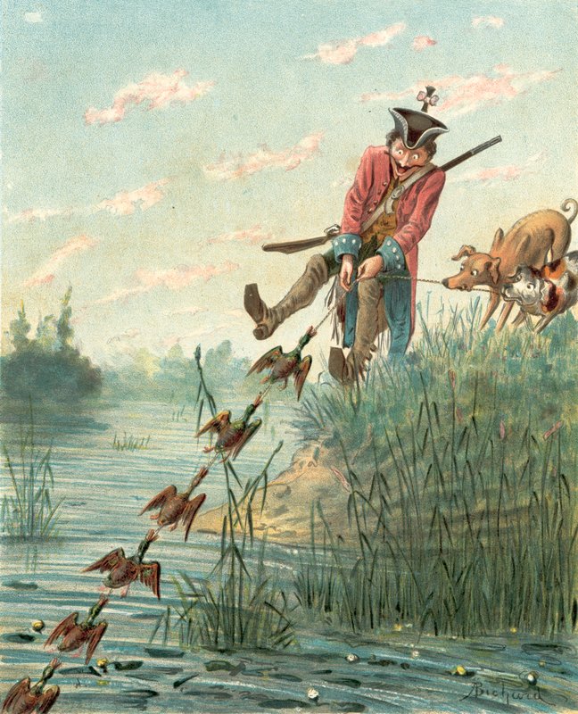 Aventuras del Barón Munchausen de Alphonse Adolphe Bichard
