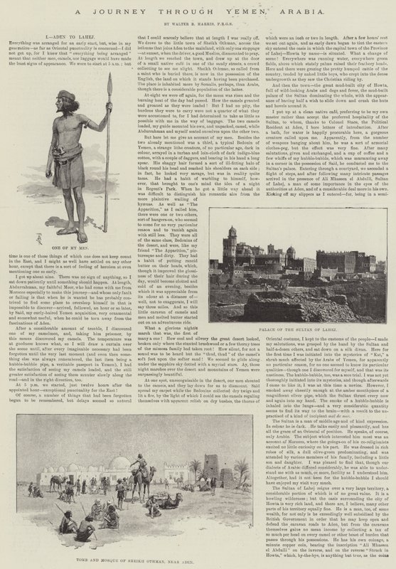 Un viaje por Yemen, Arabia de Amedee Forestier