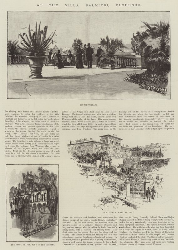 En la Villa Palmieri, Florencia de Amedee Forestier