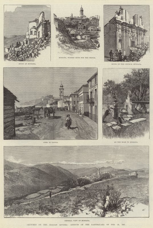 Bocetos en la Riviera Italiana de Amedee Forestier