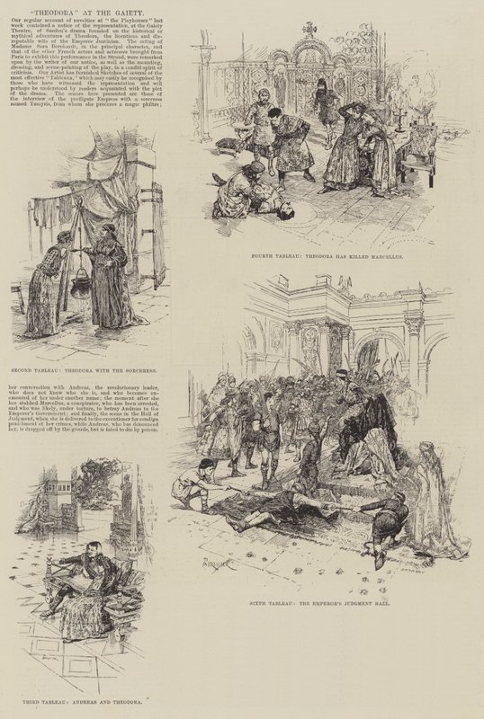 Teodora en el Gaiety de Amedee Forestier