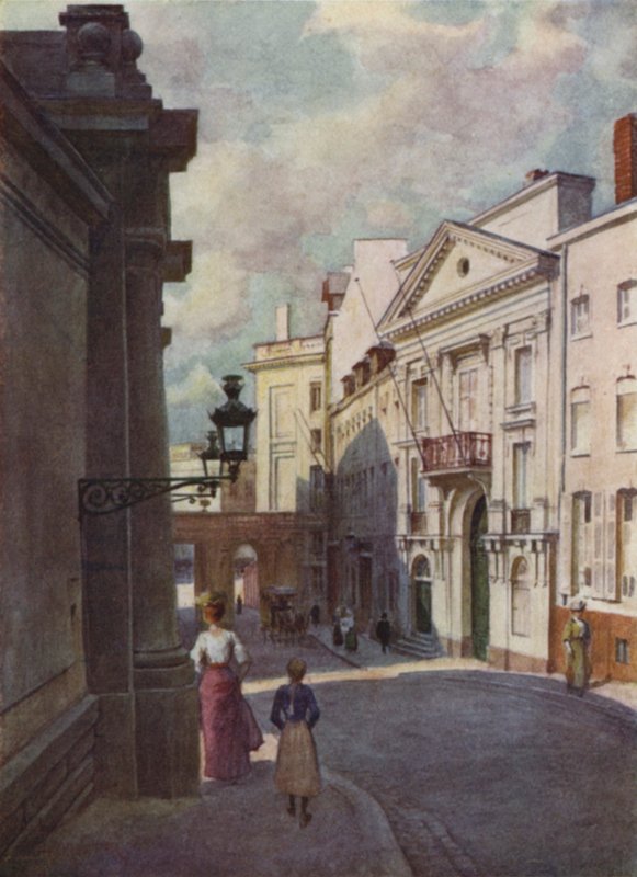 Rue de Namur, Bruselas de after Amedee Forestier