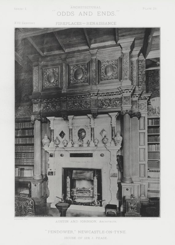 Chimenea: "Pendower," Newcastle-on-Tyne de American Photographer (after)