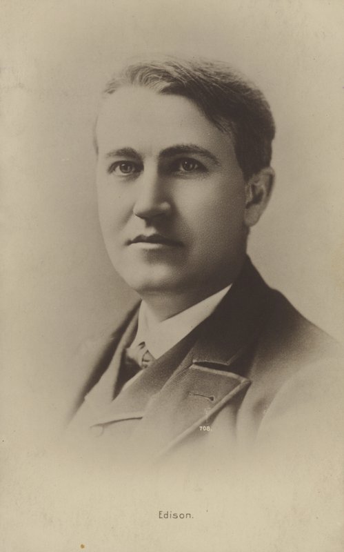 Thomas Edison (1847-1931), inventor estadounidense de American Photographer