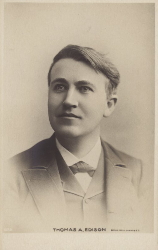 Thomas Edison (1847-1931), inventor estadounidense de American Photographer
