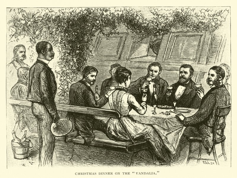 Cena de Navidad en el Vandalia de American School