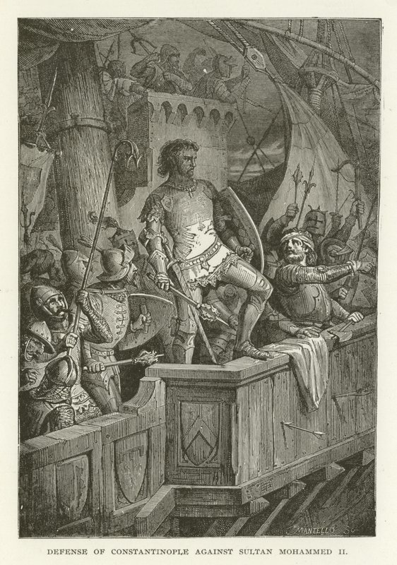 Defensa de Constantinopla contra el Sultán Mohammed II de American School