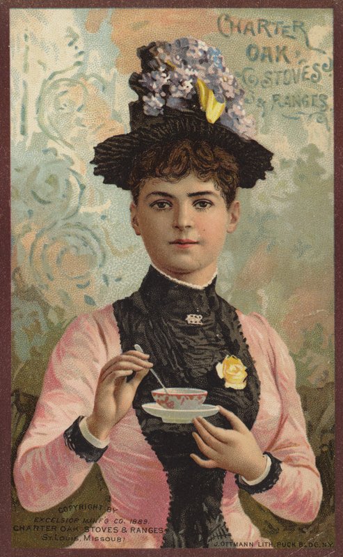 Dama Revolviendo Taza de Té de American School