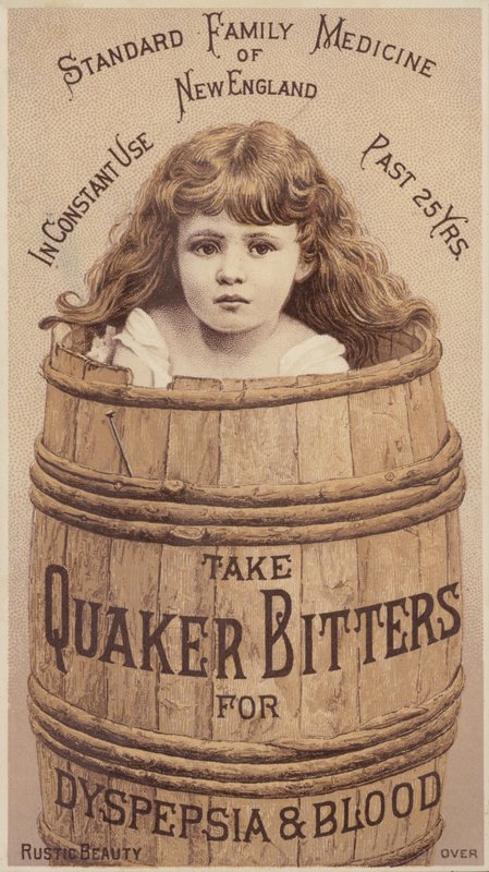 Niña pequeña en un barril de American School