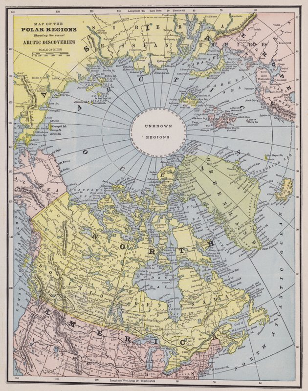 Mapa del Ártico de American School