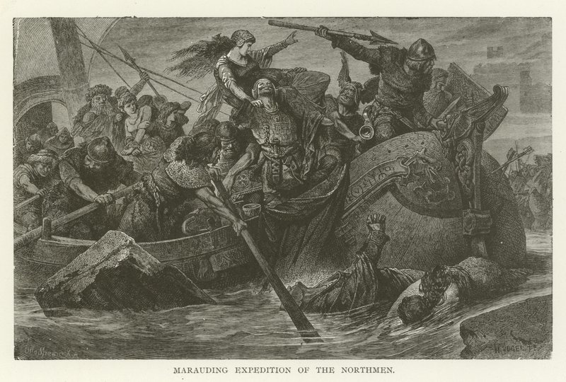 Expedición de saqueo de los normandos de American School