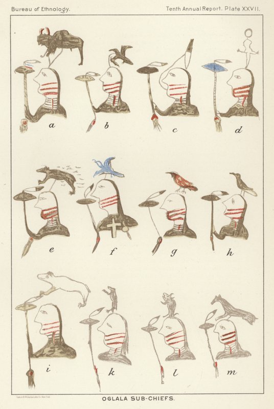 Subjefes Oglala de American School