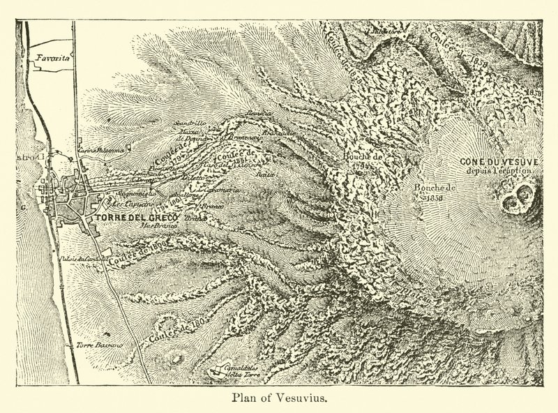 Plano del Vesubio de American School