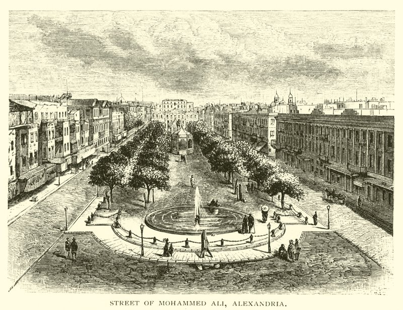 Calle de Mohammed Ali, Alejandría de American School