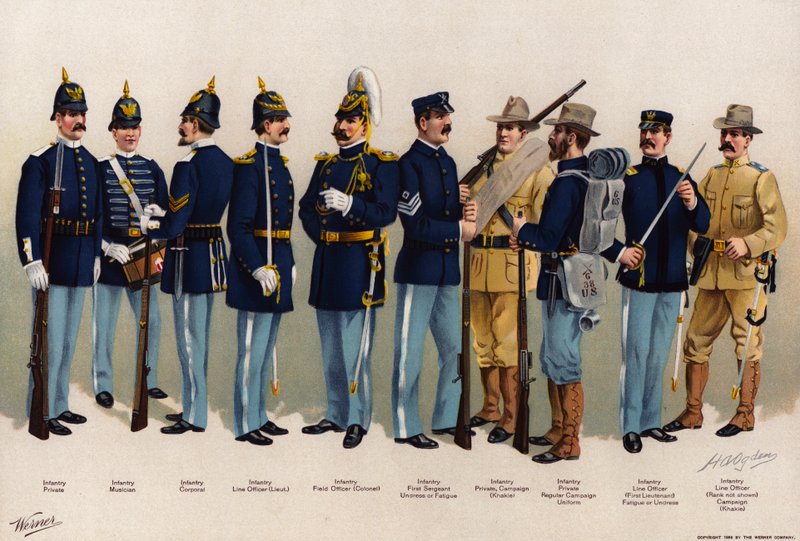 Ejército de EE.UU., uniformes de American School