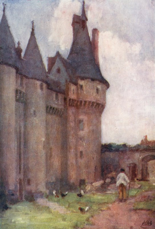 Fougeres-sur-Bievre (litografía en color) de Amy B. Atkinson