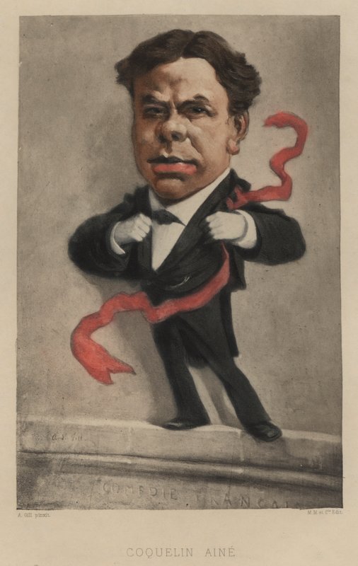 Benoit-Constant Coquelin, actor francés de Andre Gill