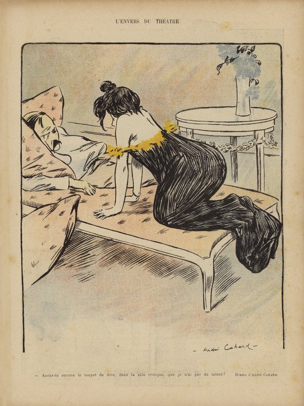 Ilustración para Le Rire de Andre Philippe Adolphe Cahard