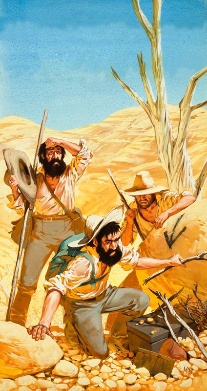 Buscadores de oro australianos de Angus McBride