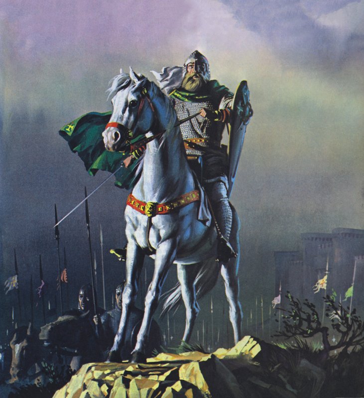 El Cid (litografía en color) de Angus McBride