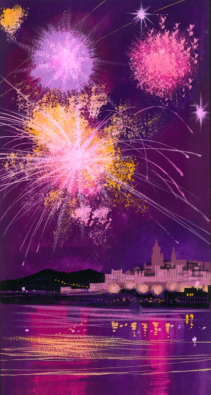 Fuegos artificiales en Malta de Angus McBride