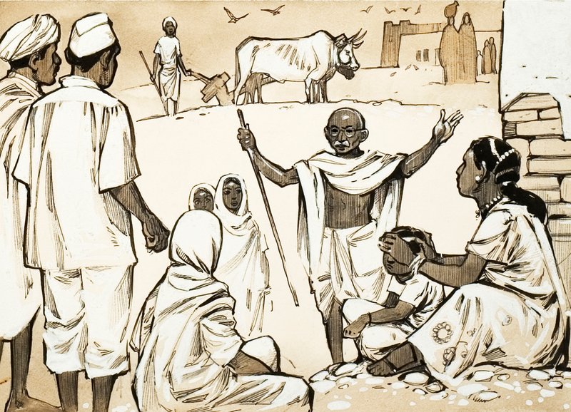 Mahatma Gandhi de Angus McBride