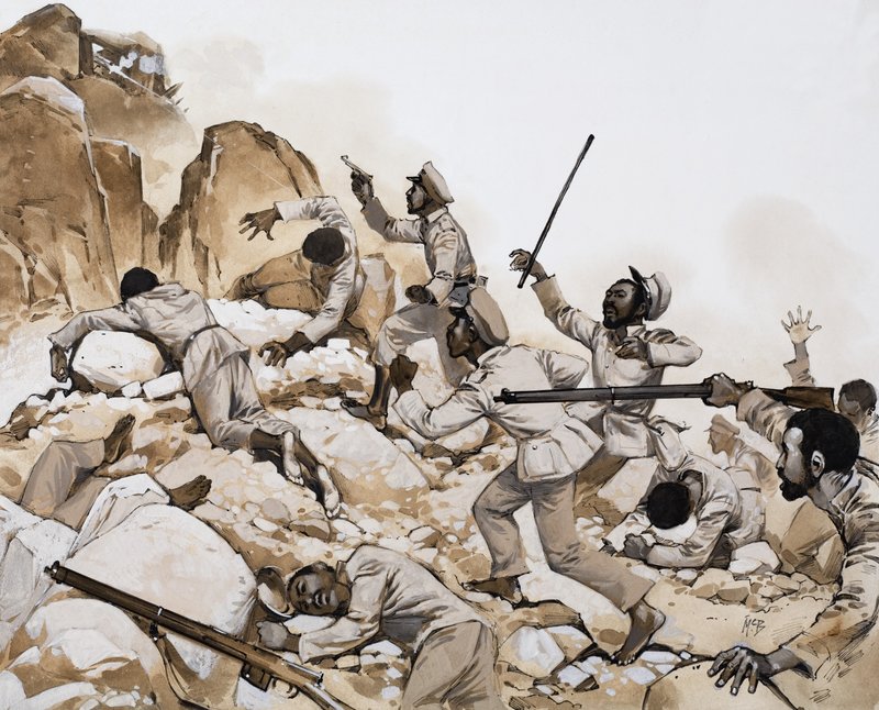 Escaramuza militar de Angus McBride
