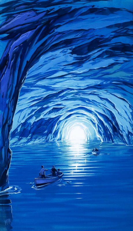 La Gruta Azul de Capri de Angus McBride