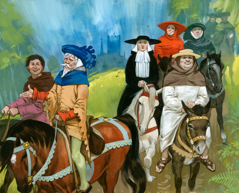 Los peregrinos de Canterbury de Angus McBride