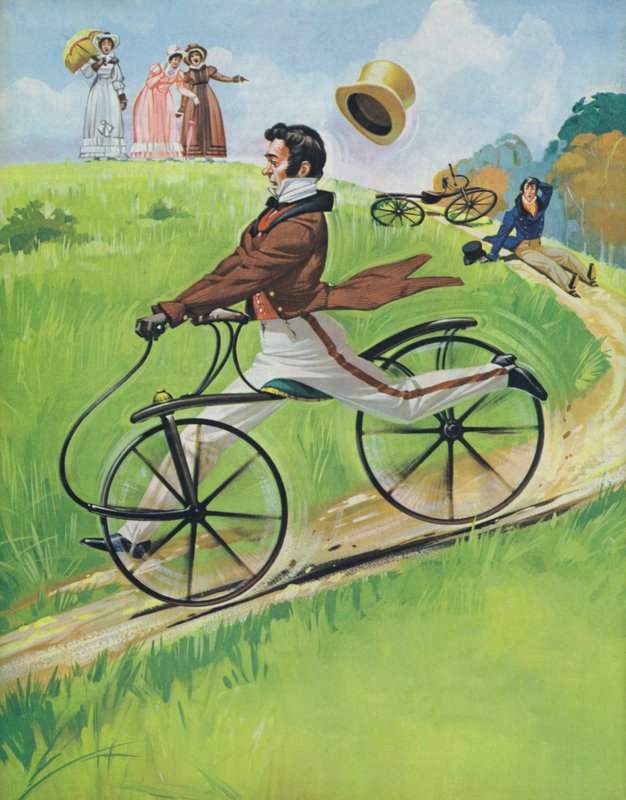 The Hobby Horse (litografía en color) de Angus McBride
