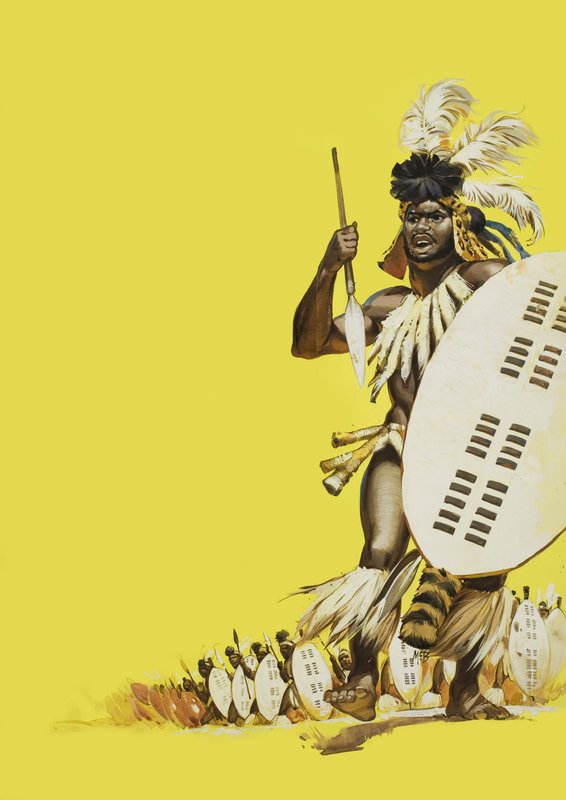 Guerreros zulúes (gouache sobre papel) de Angus McBride