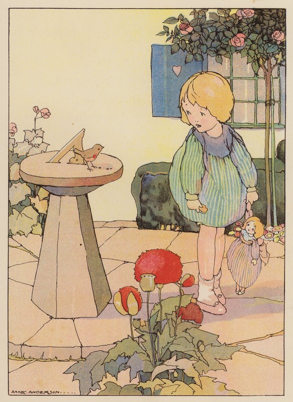 "¿Quién es tu sastre" (litografía en color) de Anne Anderson