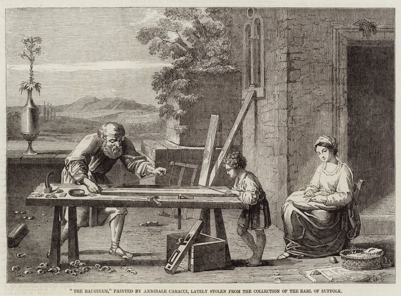 El Raboteur de Annibale Carracci