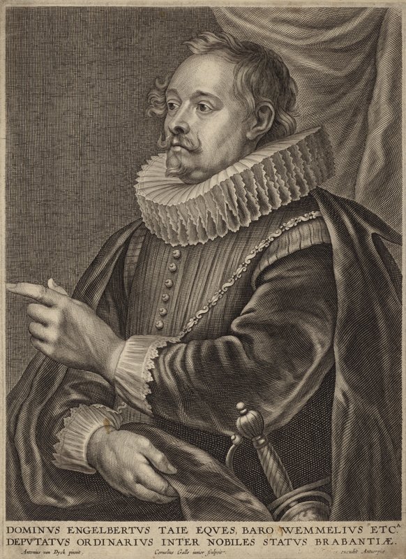 Retrato de Engelbert Taye de Anthony van Dyck