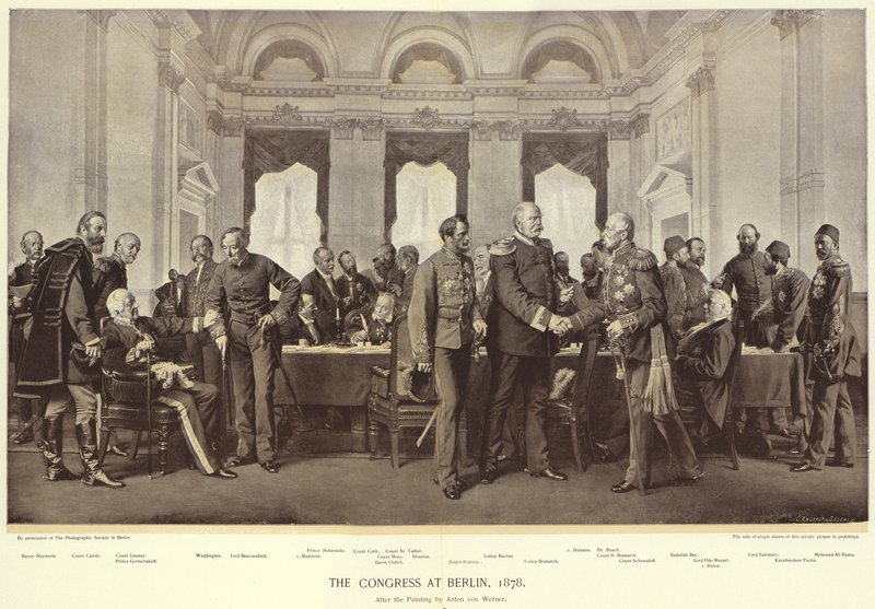 El Congreso de Berlín de Anton Alexander von Werner