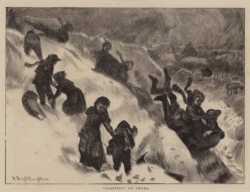 Costeando en Omaha de Arthur Boyd Houghton