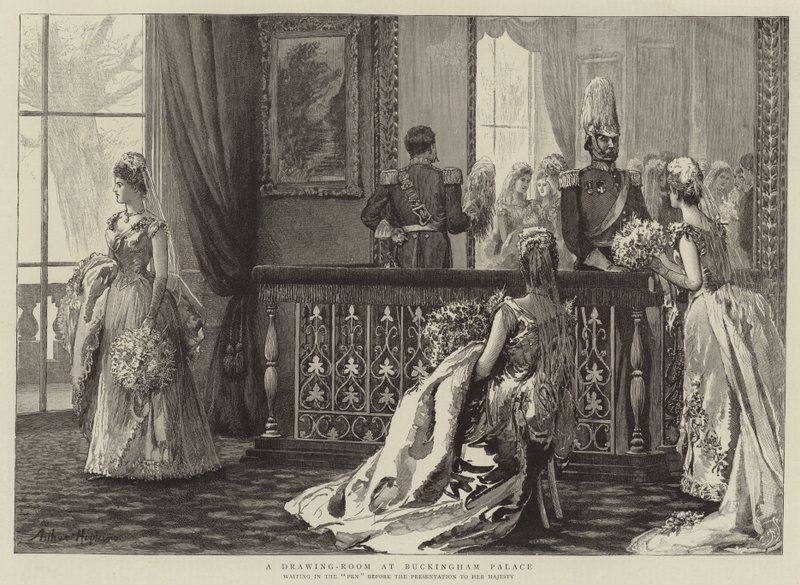 Un salón en el Palacio de Buckingham de Arthur Hopkins