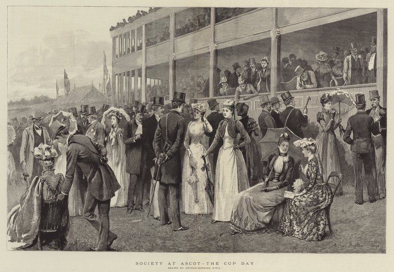 Sociedad en Ascot, el Día de la Copa de Arthur Hopkins