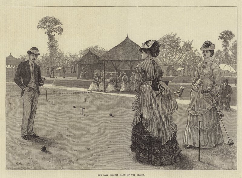 El último juego de croquet de la temporada de Arthur Hopkins