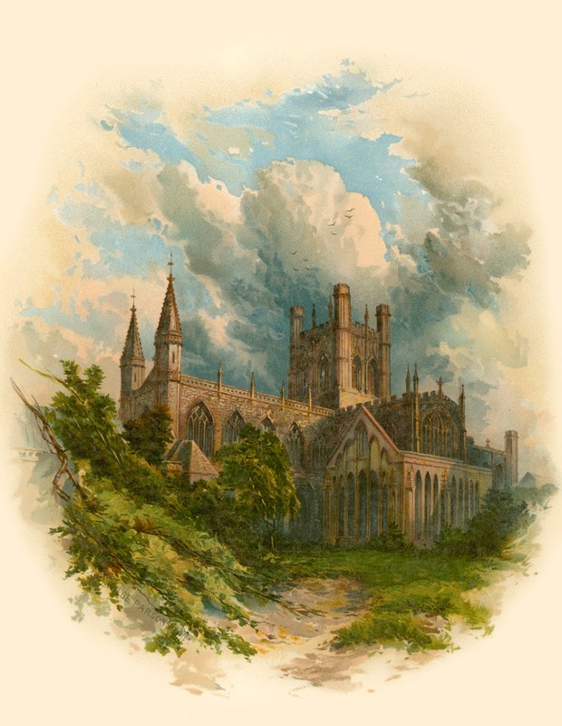Catedral de Chester, noreste de Arthur Wilde Parsons