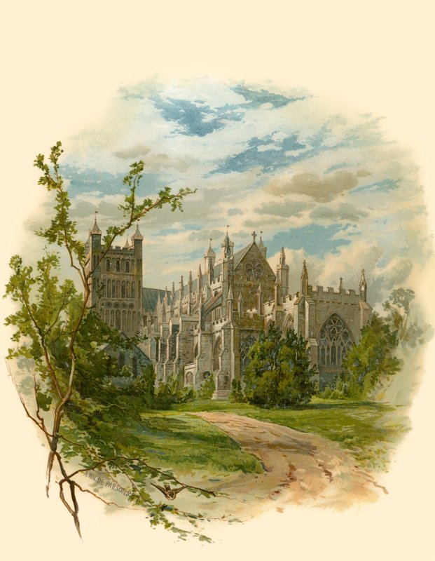 Catedral de Exeter, Sureste de Arthur Wilde Parsons