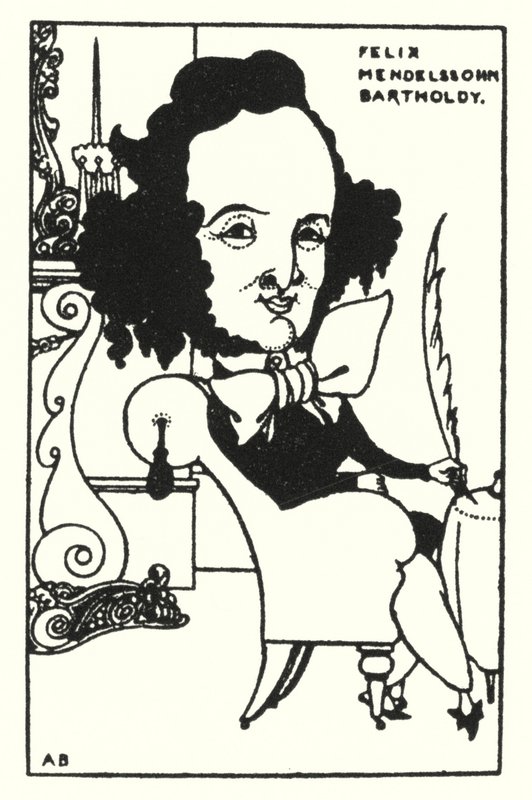 Felix Mendelssohn Bartholdy de Aubrey Beardsley