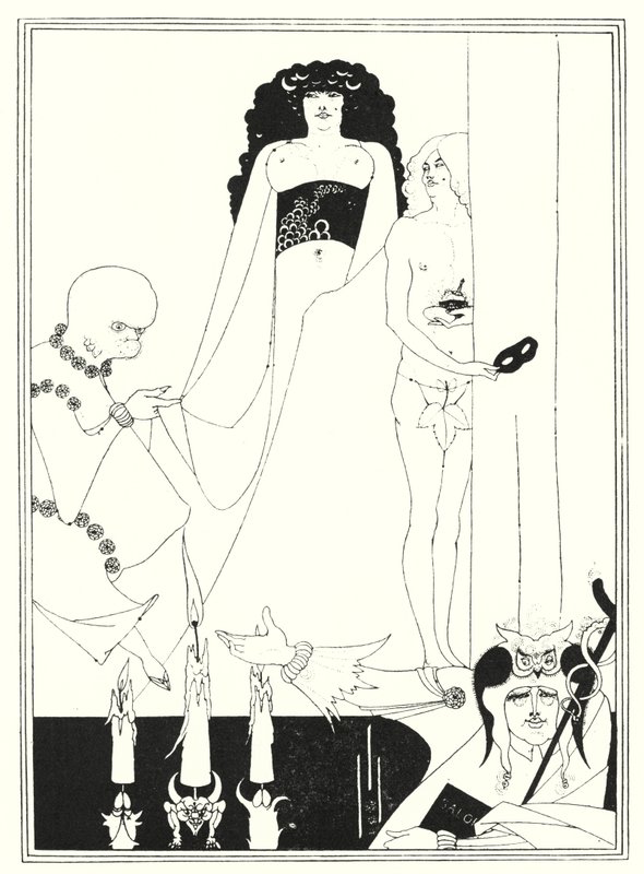 Entra Herodías de Aubrey (after) Beardsley