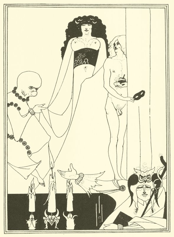 Herodías de Aubrey (after) Beardsley