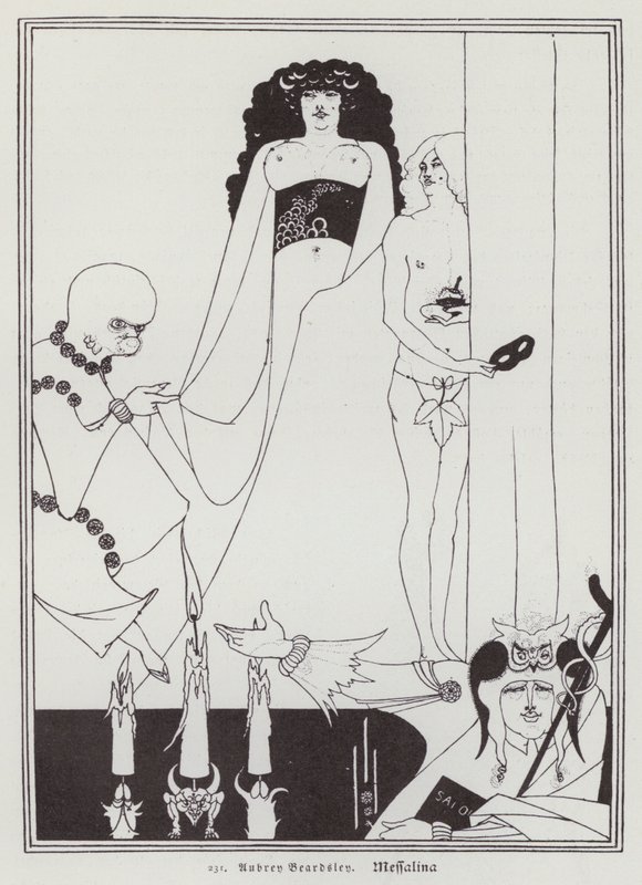Mesalina de Aubrey (after) Beardsley