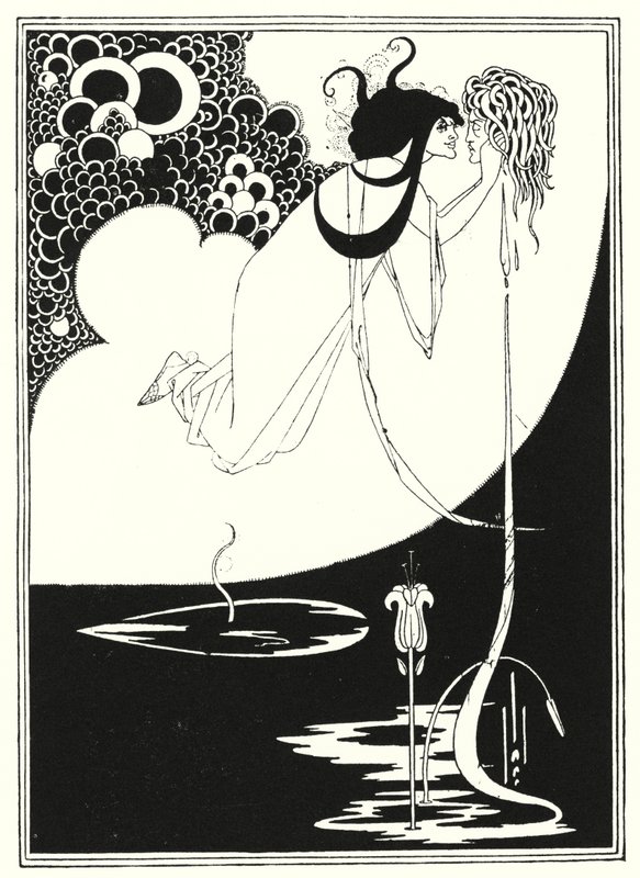 El Clímax (grabado) de Aubrey (after) Beardsley