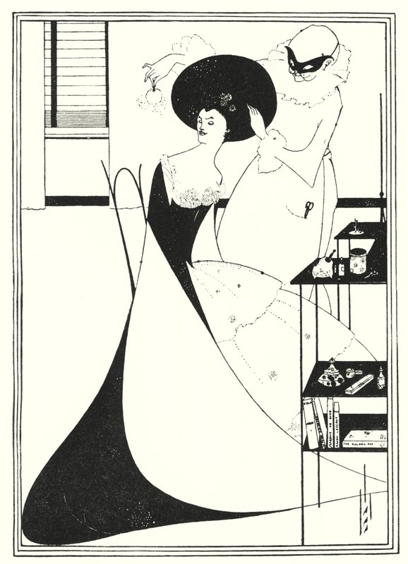 El tocador de Salomé (grabado) de Aubrey (after) Beardsley