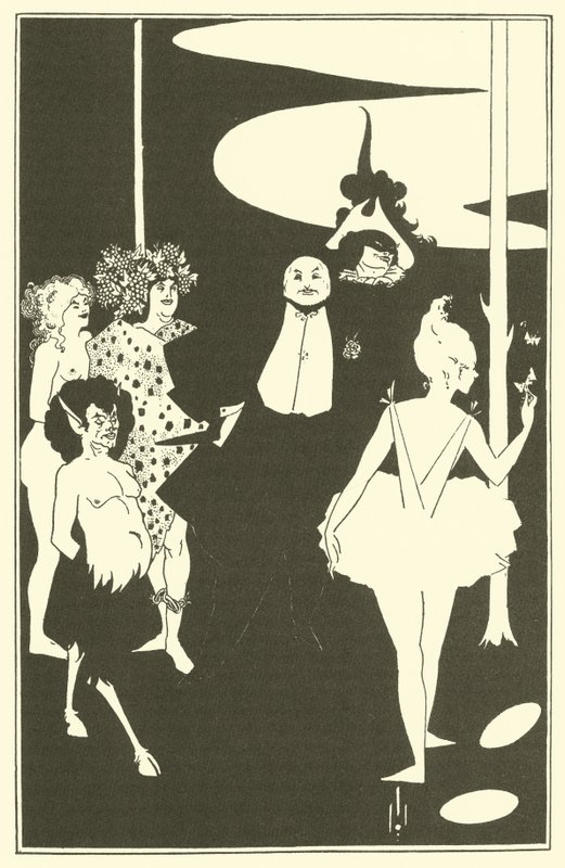 Frontispicio, Plays by John Davidson, 1893 de Aubrey Beardsley