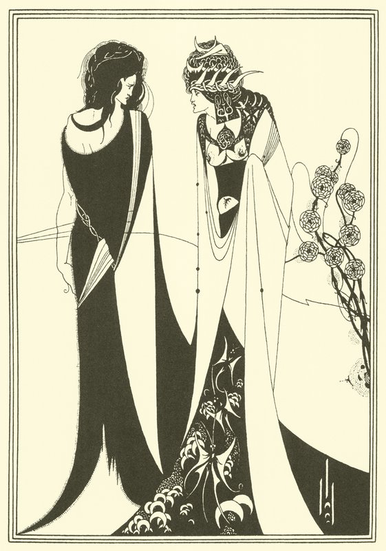 Juan y Salomé de Aubrey Beardsley