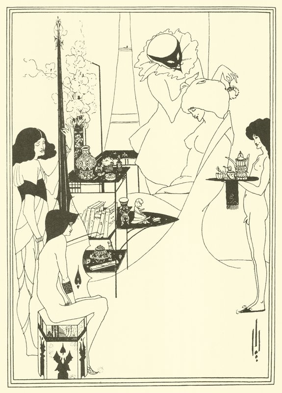 El tocador de Salomé de Aubrey Beardsley